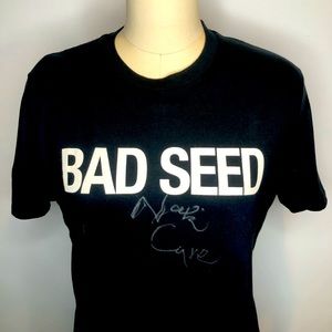 Nick Cave autographed Bad Seed Tshirt